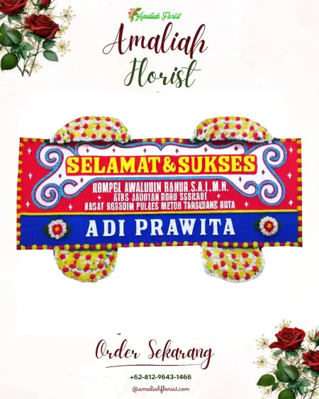 Papan Bunga Ucapan Selamat Cipedes
